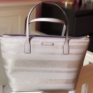 NWOT Kate Spade Haven Lane Small Glitter Handbag ✨